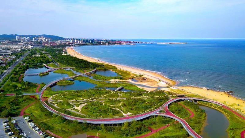 △山東日照市陽光海岸綠道