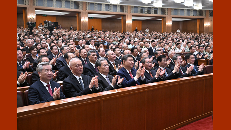 紀念中國人民抗日戰爭暨世界反法西斯戰爭勝利80周年文藝晚會《正義必勝》在京隆重舉行