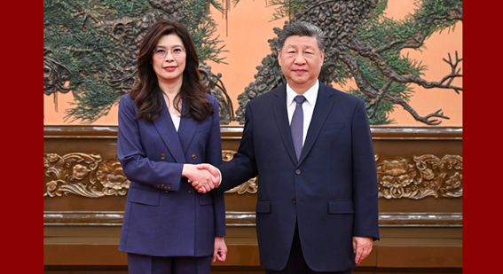 習近平總書記會見中國國民黨主席鄭麗文