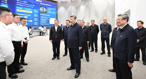 習近平在河北雄安新區考察