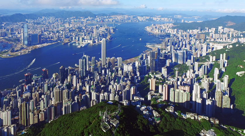 天空之眼瞰&ldquo;東方之珠&rdquo;