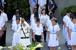 香港舉行官方儀式紀念抗戰勝利69周年