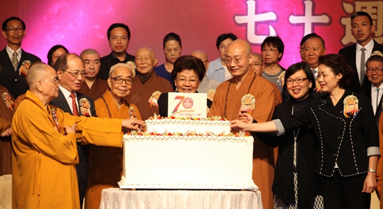 殷曉靜出席香海正覺蓮社70周年慶祝晚宴