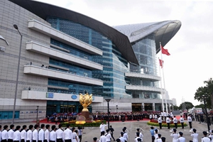 香港舉行國慶升旗儀式