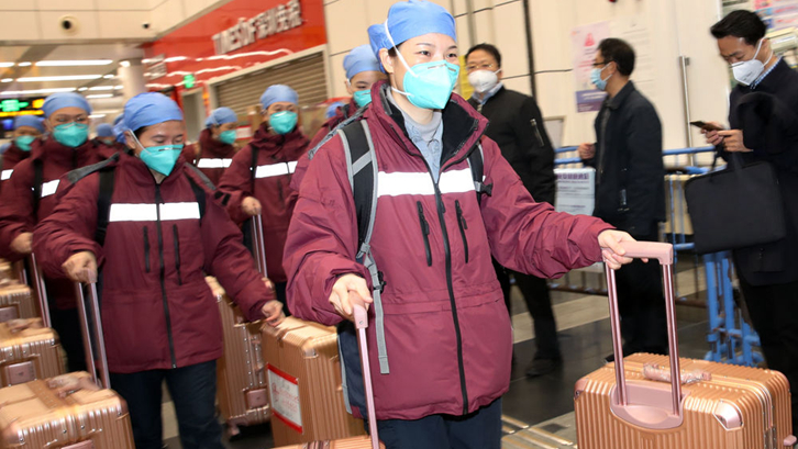 第二批內地援港抗疫醫療防疫工作隊抵達開展工作