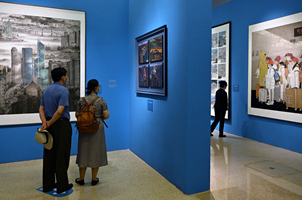 慶祝香港回歸祖國25周年美術作品展在京開幕